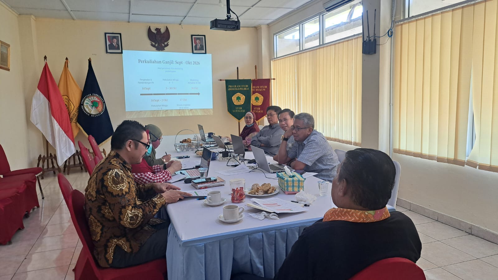 STIH Litigasi Gelar Rapat Pembahasan Kalender Akademik dan Metode Perkuliahan Tahun Akademik 2026/2027